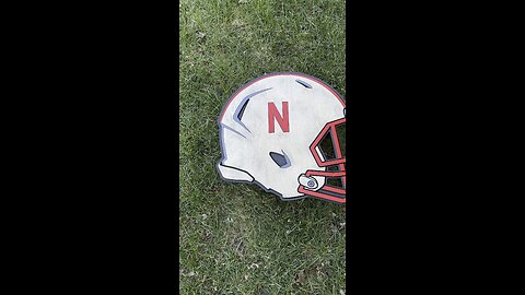 Nebraska Cornhuskers wood sign