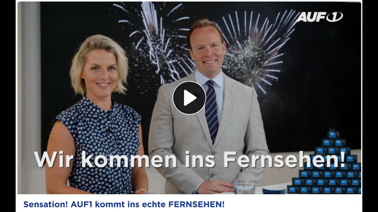 Sensation! AUF1 kommt ins echte FERNSEHEN!