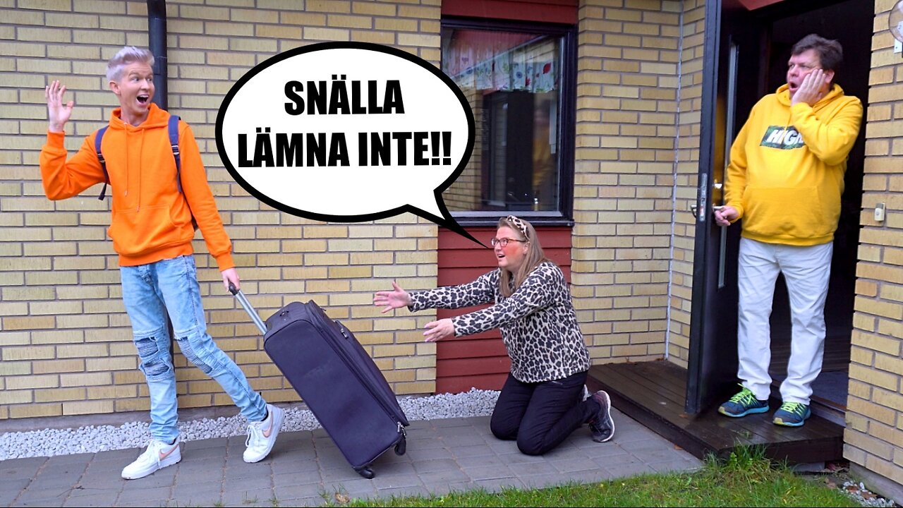 Flyttar Hemifrån Prank På Min Familj *Går Fel*