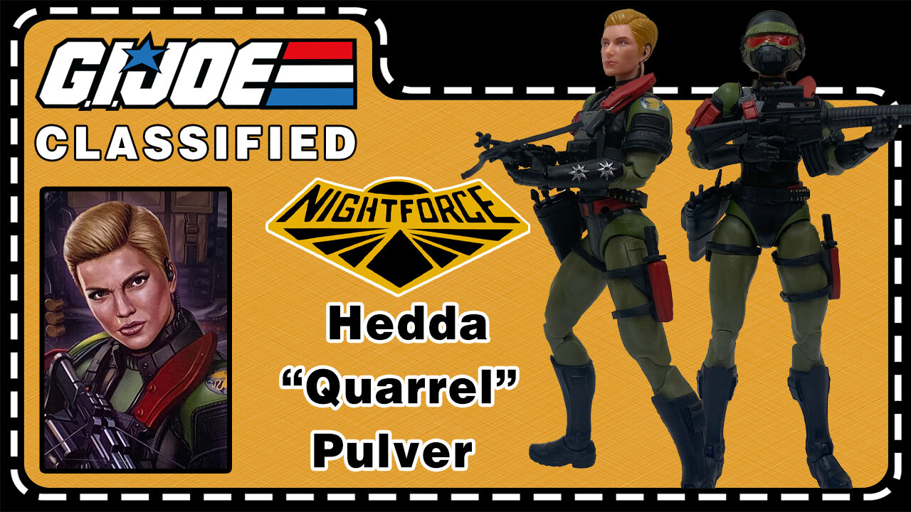 Hedda "Quarrel" Pulver - Night Force - G.I. Joe Classified 138B - Unboxing & Review