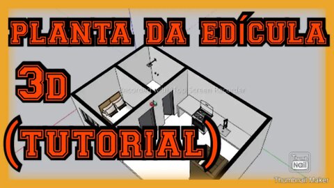 como fazer planta baixa no sktchup de modo simples (tutorial) edícula 4x7