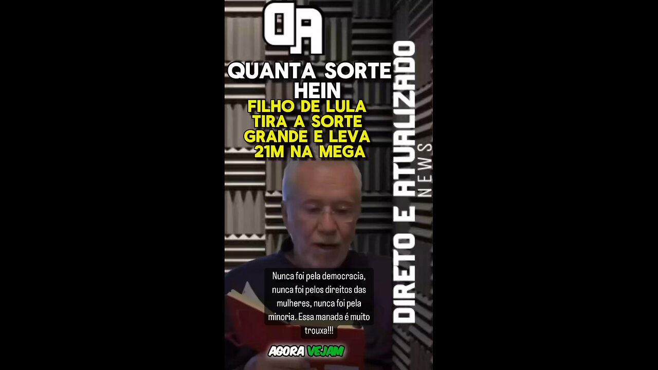 Por Alexandre de Garcia sobre os filhos do Lula