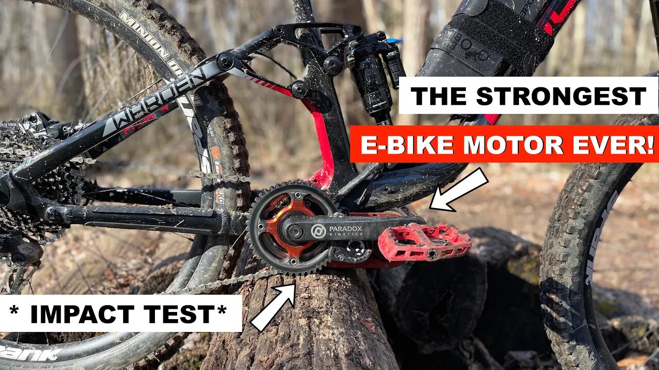 ** THE STRONGEST BOLT ON E-BIKE MOTOR! ** - Impact Test