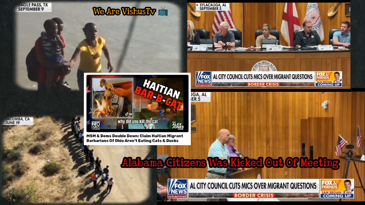 Alabama Citizens Kicked Out Of Town Meeting... "Haitians Migrants" #VishusTv 📺