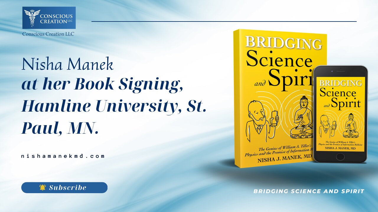 Nisha Manek at her Book Signing, Hamline University, St. Paul, MN. #bridgingscienceandspirit