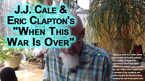 J.J. Cale & Eric Clapton's "When This War Is Over" [ASMR Lyrics Reading, Whispering, Soft-Spoken]