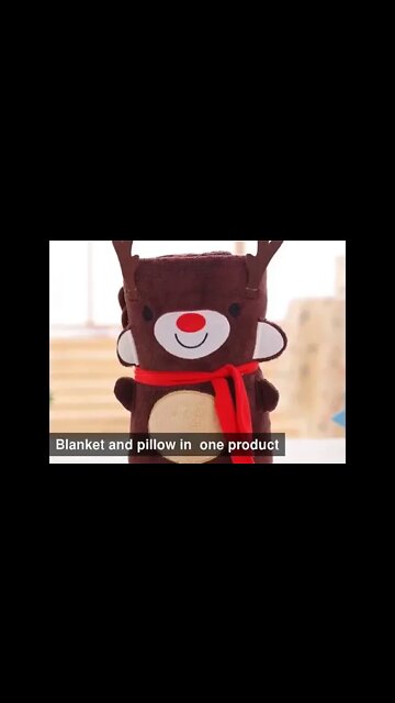 Christmas Gift Cartoon Blanket