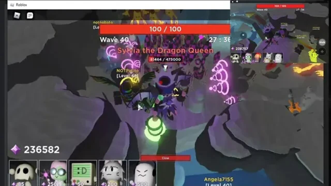 ROBLOX Tower Heroes - I Won Casual Hard Mode!