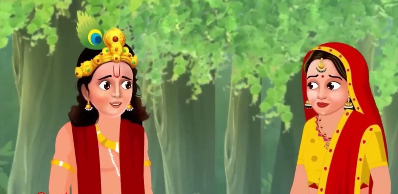 राधा की कथा--radha ki katha || hindi cartoon ||