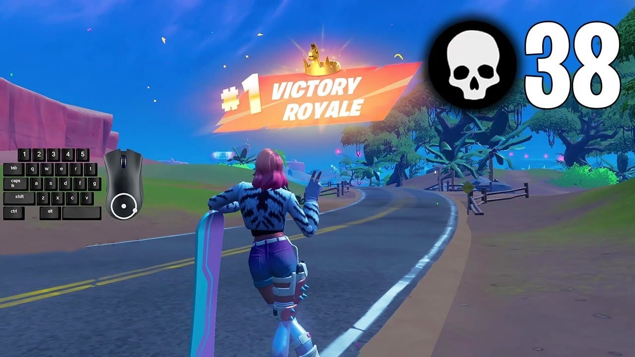 38 Elimination Solo vs Squad Win Full Gameplay Fortnite Chapter 3 Season 2 (Fortnite PC Keyboard)