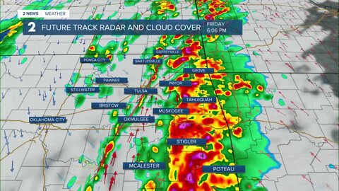 Turning stormy Friday