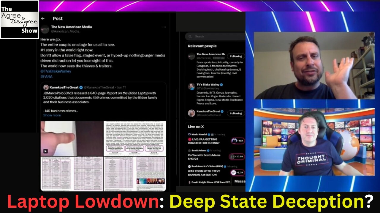 Laptop Lowdown: Deep State Deception?