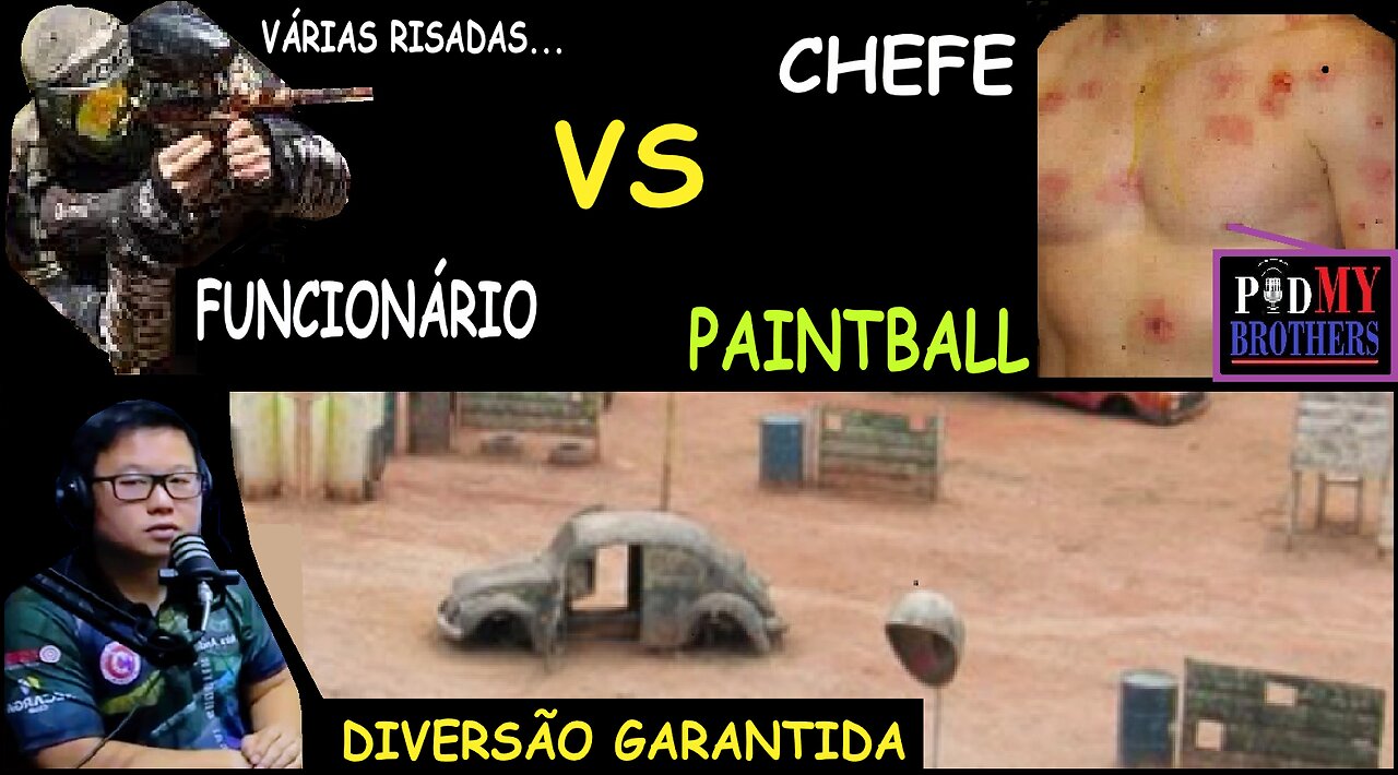 O PAINTBALL É DIVERSÃO GARANTIDA...