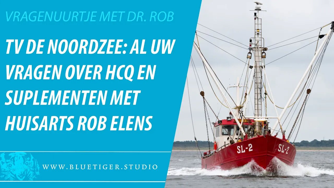 Het vijfde vragenuurtje met dr. Rob Elens op ... de Noordzee, in alle vrijheid en zonder ME cowboys.