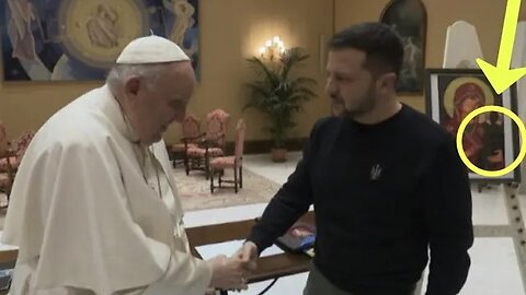 SHARE THIS! LOOK WHAT ZELENSKY GIFTED TO THE "POPE"