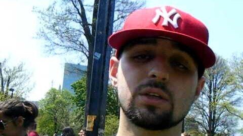 Chris Gonzalez at the Boston Immigration March 5-1-10.AVI