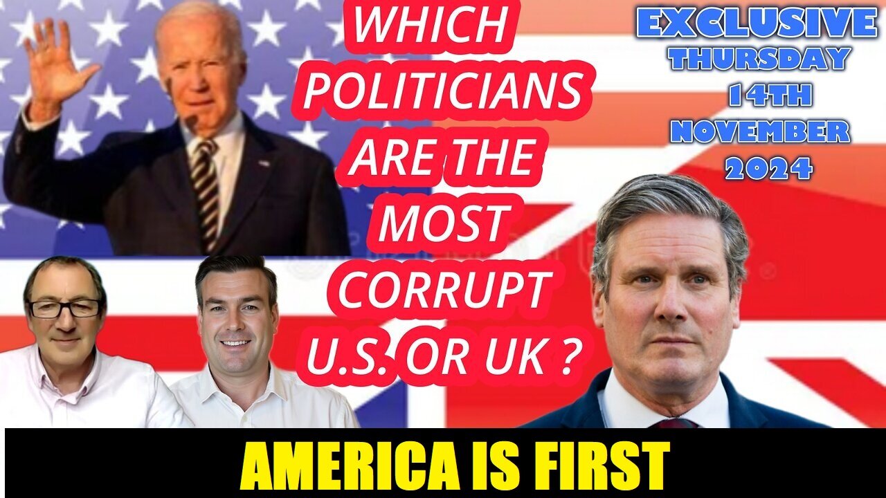 WHICH POLITICIANS ARE THE MOST CORRUPT, US. OR UK? CHARLIE WARD WITH WARREN THORNTON & PAUL BROOKER