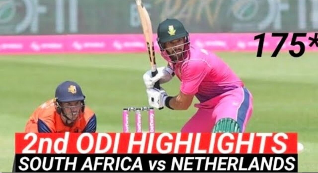 South Africa vs Netherlands 2nd ODI Full Highlights 2023 || FAsonic525