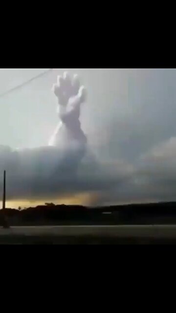 A HAND THE SIZE OF A CLOUD 🙏🏻🙏🏻🙏🏻
