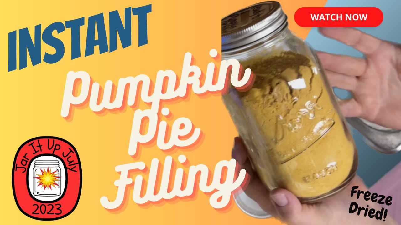 Instant Pumpkin Pie Filling that's Shelf Stable!