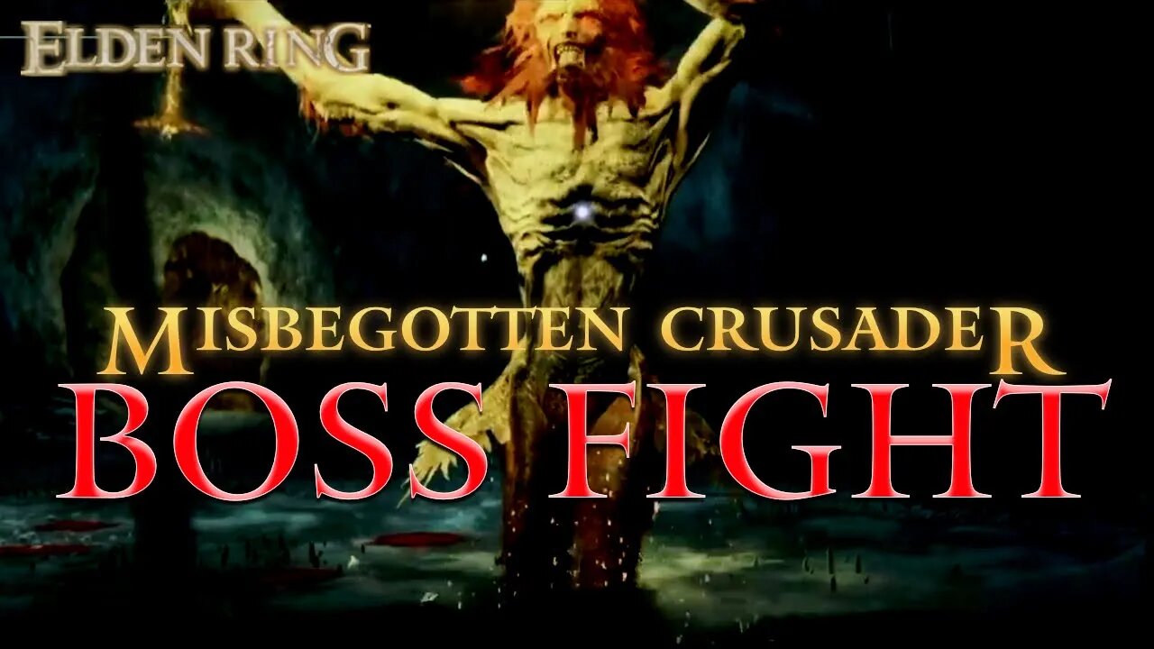 Elden Ring Misbegotten Crusader Boss Fight