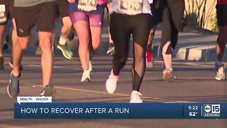 Health Insider: How to recover after a run