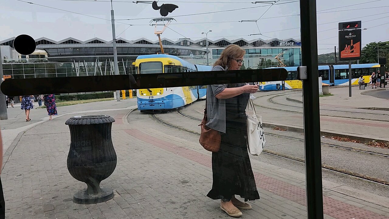 Kosice, Slovakia, train station.