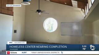 Oceanside first year-round homeless center nearing completion