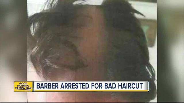 Hairstylist arrested after giving customer a very bad haircut