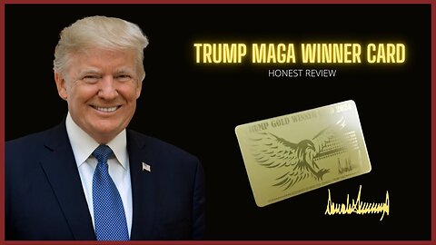 TRUMP MAGA WINNER CARD - Exclusive Trump MAGA Winner Card Review