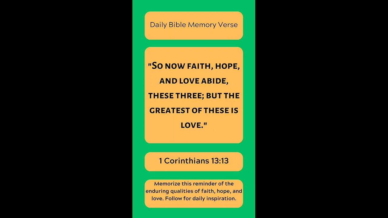 Bible Memory Verse of the Day #christianity #God #Jesus #Bible #Biblestudy #1corinthians13