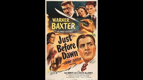 Classic Noir Mystery: Just Before the Dawn.