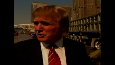 World Trade Center 13 Sep 01, Donald Trump visits site