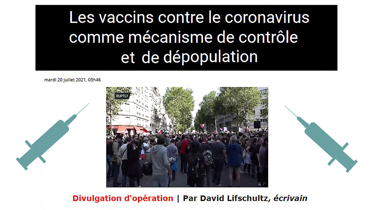 Les VACCINS servent à quoi en fait ? Facile si on cherche un peu ! Lire descriptif (Hd 1080)