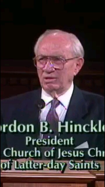Peace in Your Children's Lives | Gordon B. Hinckley