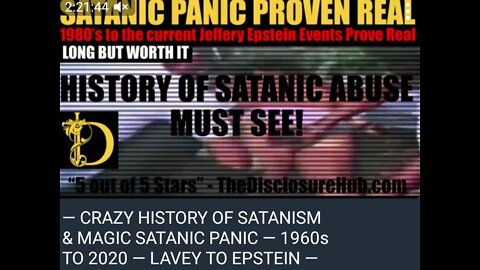 HISTORY OF SATANISM & MAGIC SATANIC PANIC - 1960s TO 2020