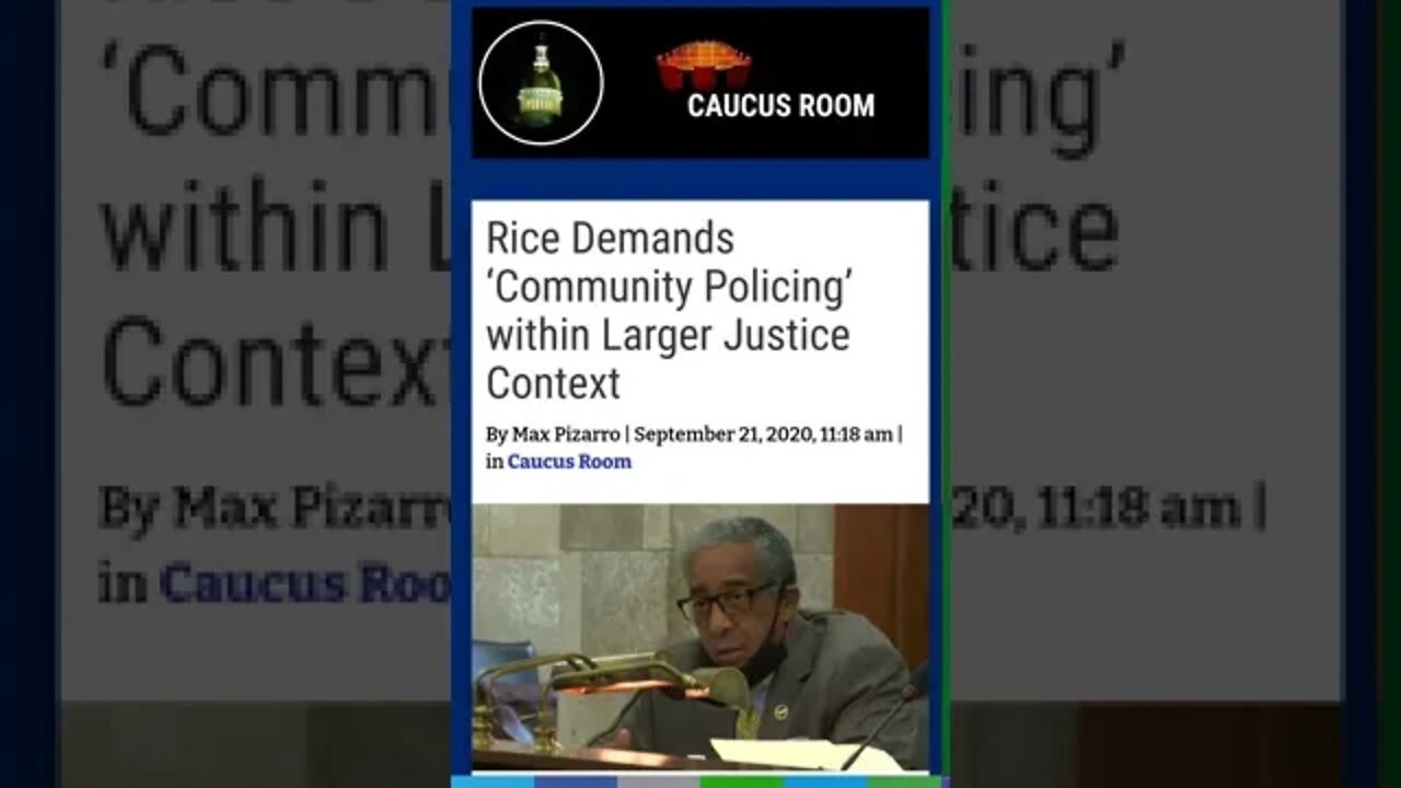 Those Buildings WEREN'T Abandoned When Sen. Rice Got There