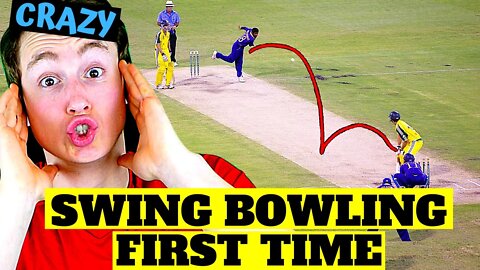 AMERICAN REACTS TO SWING BOWLING (magical...)