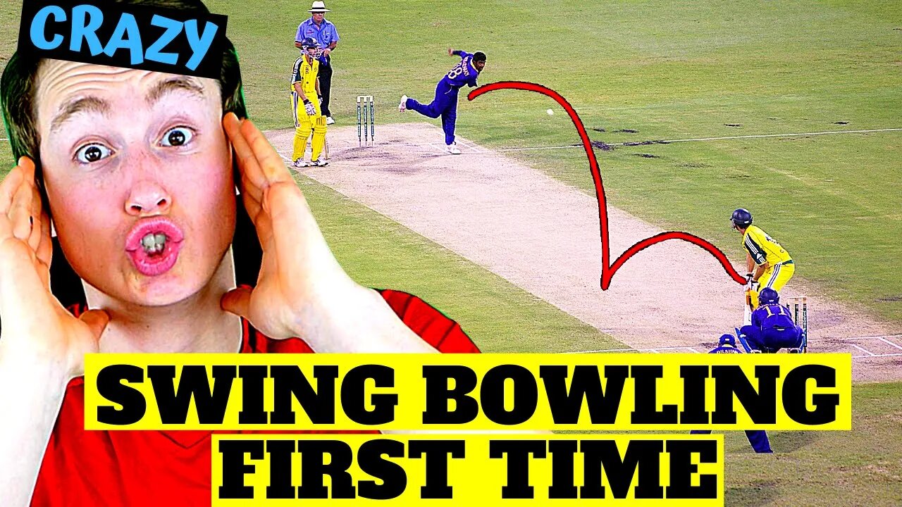 AMERICAN REACTS TO SWING BOWLING (magical...)