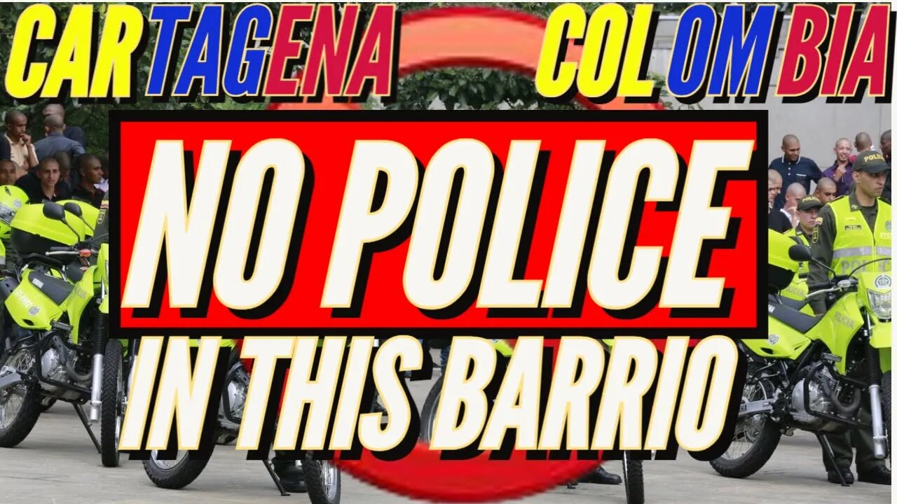 There are NO POLICE in this HOOD of Cartagena Colombia