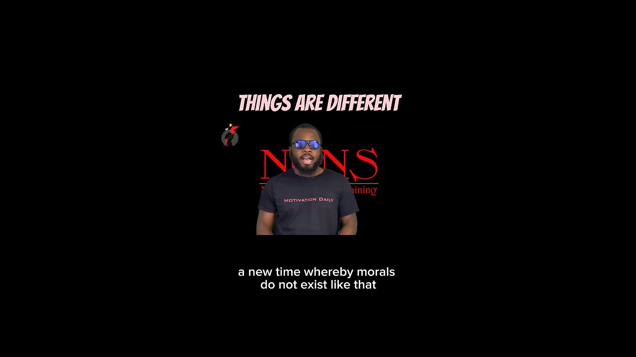 Things Are Different #dayodman #motivation #eeyayyahh #motivationalspeaker #positivity