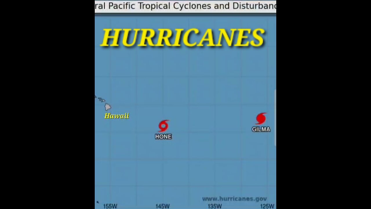 Hawaiian Islands, HURRICANE HONE, + MAJOR HURRICANE GILMA threats back to back!