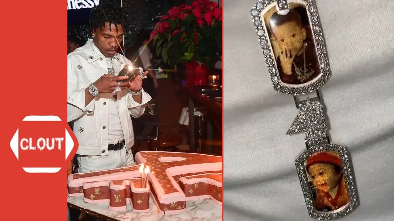 Lil Baby's Homie Gifts Him A Chain With His Sons For His 25th Birthday!