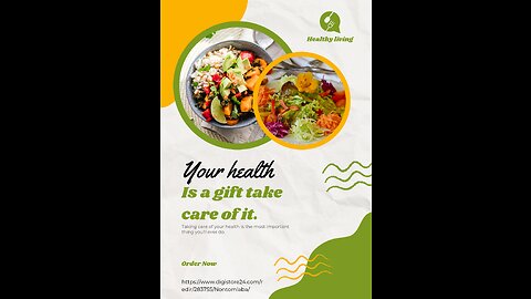 Your health is a gift, take care of it!!