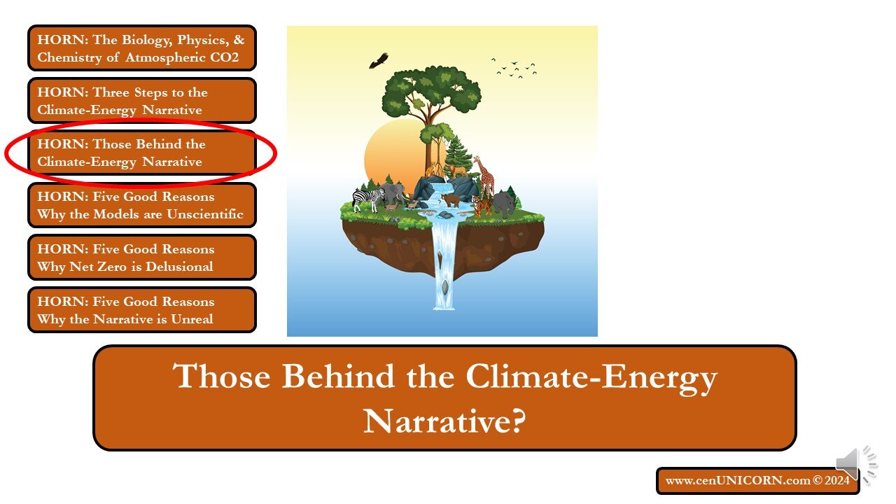 Those Behind the Climate-Energy Narrative v1