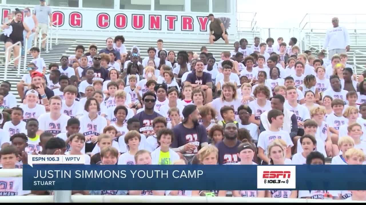 Justin Simmons annual youth camp