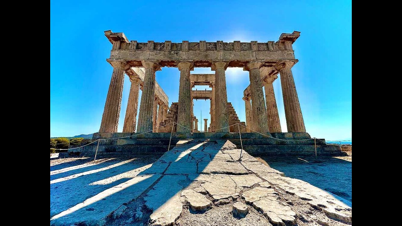 The Sancuary of Aphaia, Aegina Island, GR