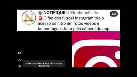 🔴AGORA FODEU 🔴FIM DOS FILTROS NO INSTAGRAM EM FOTOS VIDEOS E BERANGUES FEITOS PELA CÂMERA DO APP