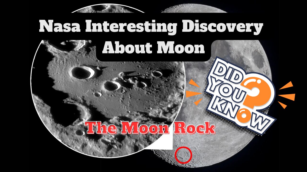 Nasa Interesting Discovery About Moon - The Moon Rocks