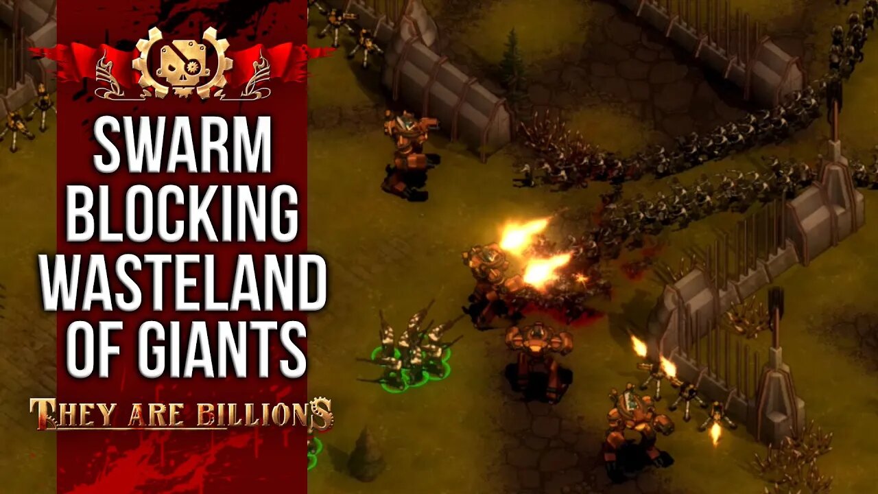SWARM Blocking Wasteland Of The Giants | BRUTAL 300% | They Are Billions Campaign